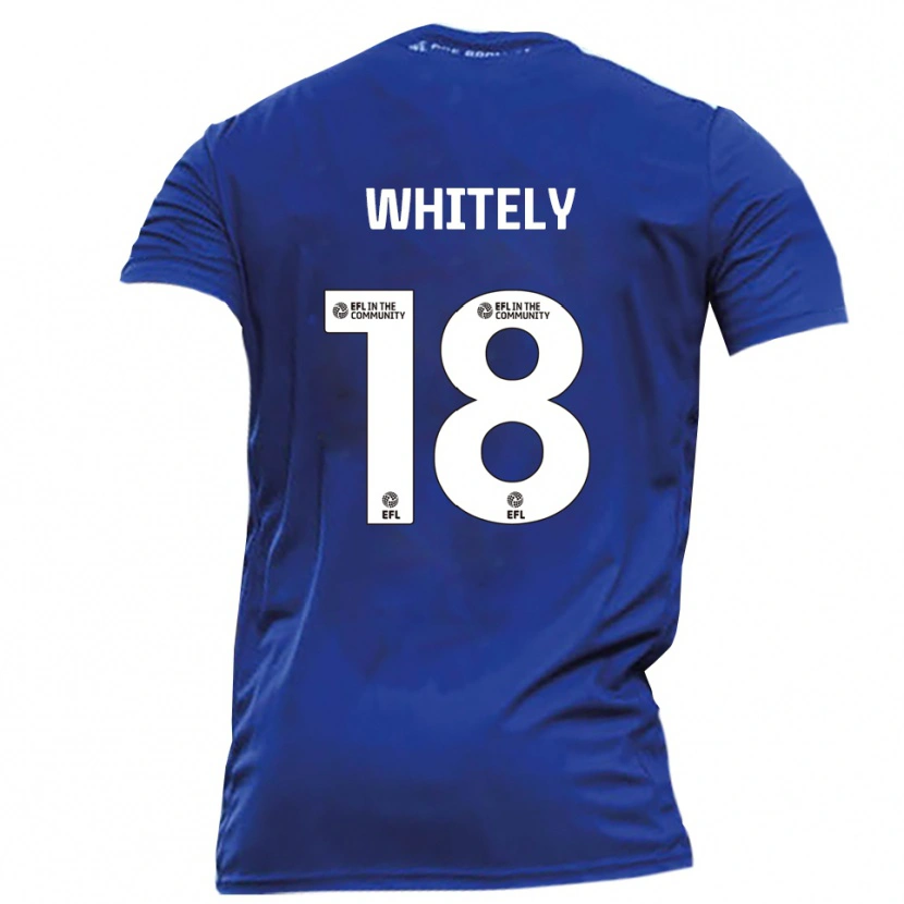 Danxen Herren Corey Whitely #18 Blau Weiß Auswärtstrikot Trikot 2025/26 T-Shirt