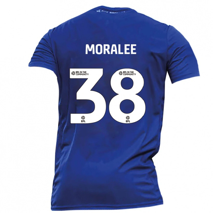 Danxen Herren Frankie Moralee #38 Blau Weiß Auswärtstrikot Trikot 2025/26 T-Shirt