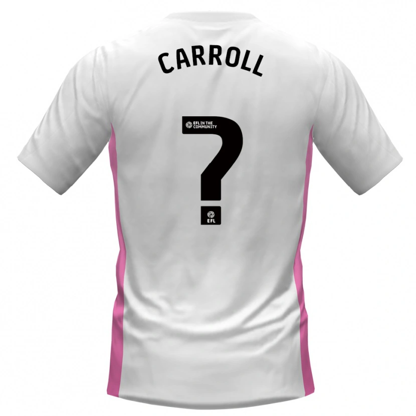 Danxen Herren Rhianne Carroll #0 Weiß Rot Auswärtstrikot Trikot 2025/26 T-Shirt