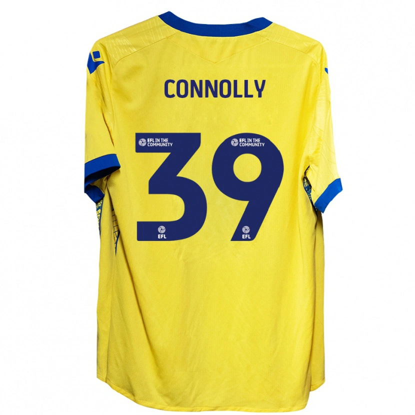 Danxen Herren Kien Connolly #39 Gelb Blau Auswärtstrikot Trikot 2025/26 T-Shirt