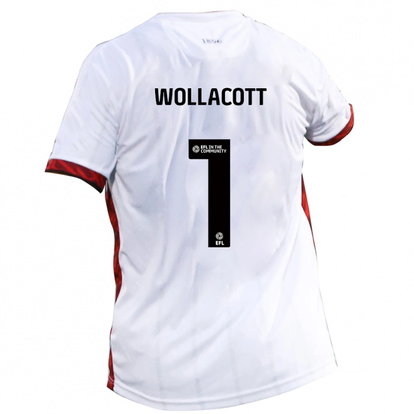 Danxen Herren Joe Wollacott #1 Weiß Rot Schwarz Auswärtstrikot Trikot 2025/26 T-Shirt
