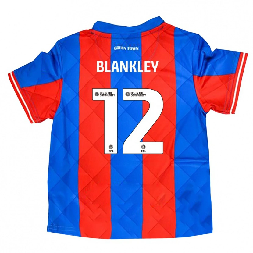 Danxen Herren Jaxon Blankley #12 Blau Rot Weiß Auswärtstrikot Trikot 2025/26 T-Shirt