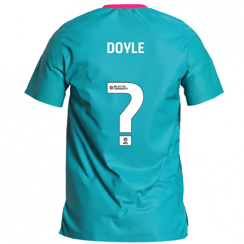 Danxen Herren Lauren Doyle #0 Himmelblau Pink Auswärtstrikot Trikot 2025/26 T-Shirt