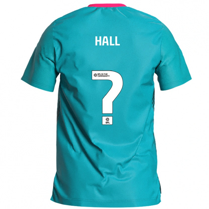 Danxen Herren Ellie Hall #0 Himmelblau Pink Auswärtstrikot Trikot 2025/26 T-Shirt