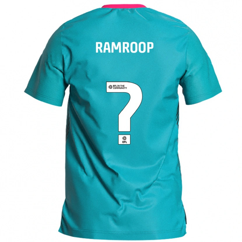 Danxen Herren Rochelle Ramroop #0 Himmelblau Pink Auswärtstrikot Trikot 2025/26 T-Shirt