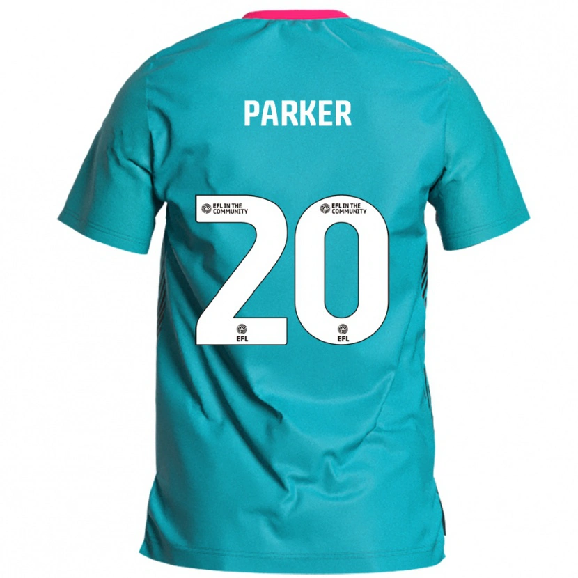 Danxen Herren Charley Parker #20 Himmelblau Pink Auswärtstrikot Trikot 2025/26 T-Shirt