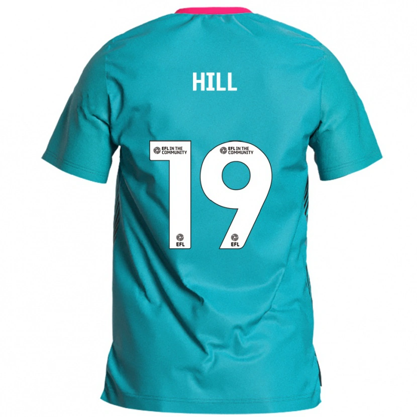 Danxen Herren Tom Hill #19 Himmelblau Pink Auswärtstrikot Trikot 2025/26 T-Shirt