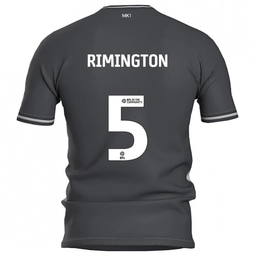 Danxen Herren Isabelle Rimington #5 Grau Silber Auswärtstrikot Trikot 2025/26 T-Shirt