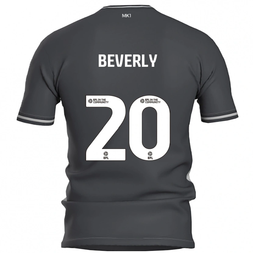 Danxen Herren Poppy Beverly #20 Grau Silber Auswärtstrikot Trikot 2025/26 T-Shirt