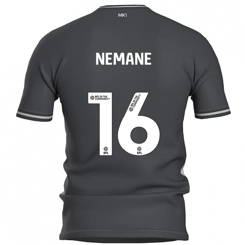 Danxen Herren Aaron Nemane #16 Grau Silber Auswärtstrikot Trikot 2025/26 T-Shirt