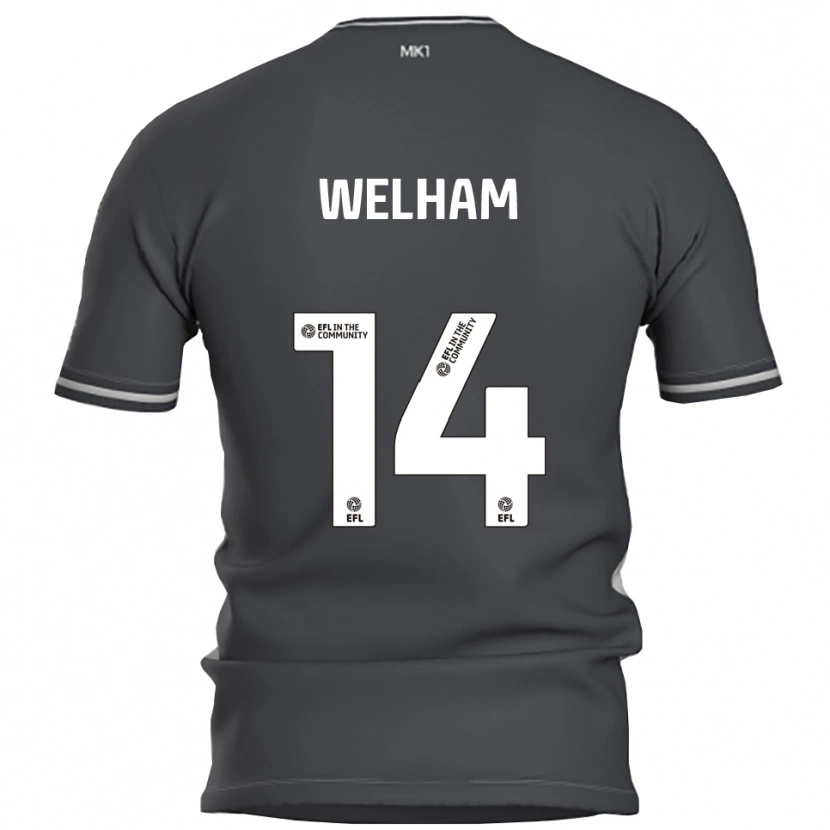 Danxen Herren Madeline Welham #14 Grau Silber Auswärtstrikot Trikot 2025/26 T-Shirt