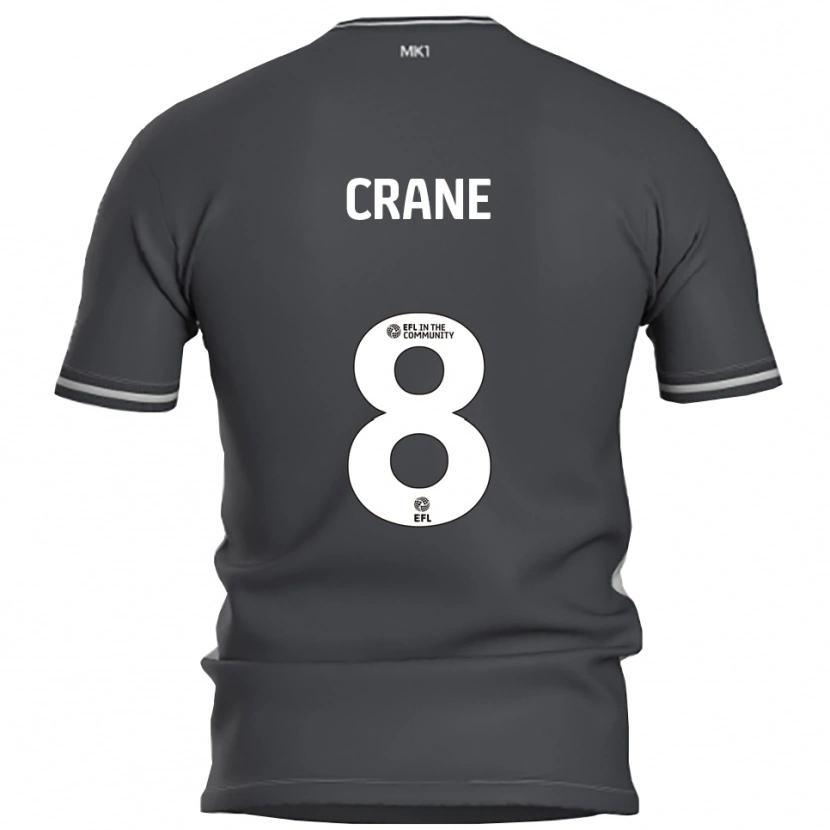 Danxen Herren Max Crane #8 Grau Silber Auswärtstrikot Trikot 2025/26 T-Shirt