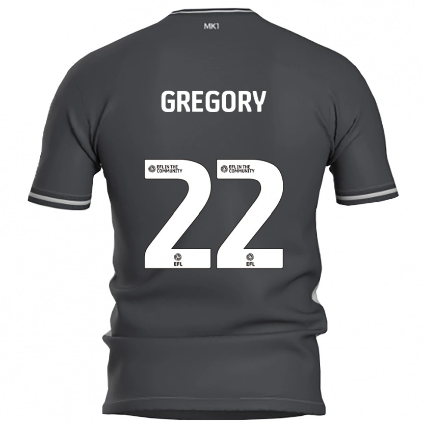 Danxen Herren Mia Gregory #22 Grau Silber Auswärtstrikot Trikot 2025/26 T-Shirt