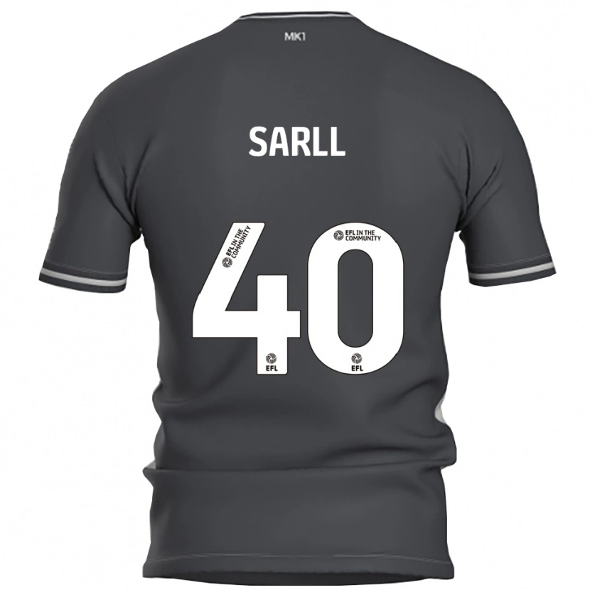 Danxen Herren Amelie Sarll #40 Grau Silber Auswärtstrikot Trikot 2025/26 T-Shirt