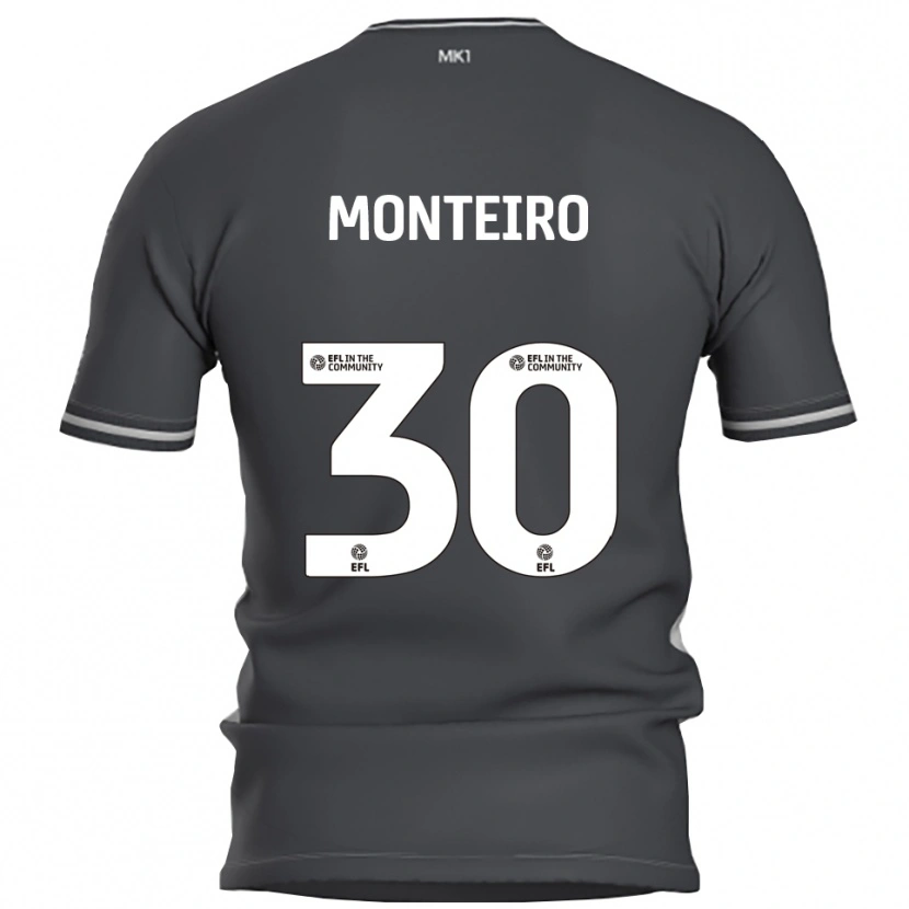 Danxen Herren Jesse Da Costa Monteiro #30 Grau Silber Auswärtstrikot Trikot 2025/26 T-Shirt