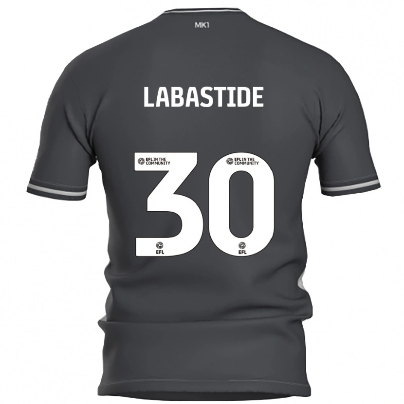 Danxen Herren Zara Labastide #30 Grau Silber Auswärtstrikot Trikot 2025/26 T-Shirt