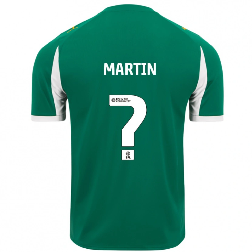 Danxen Herren Ellis Martin #0 Grün Weiß Auswärtstrikot Trikot 2025/26 T-Shirt