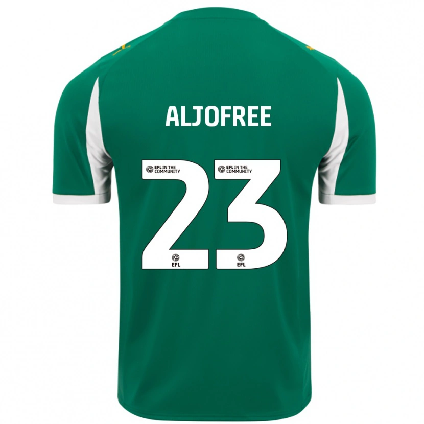 Danxen Herren Sonny Aljofree #23 Grün Weiß Auswärtstrikot Trikot 2025/26 T-Shirt