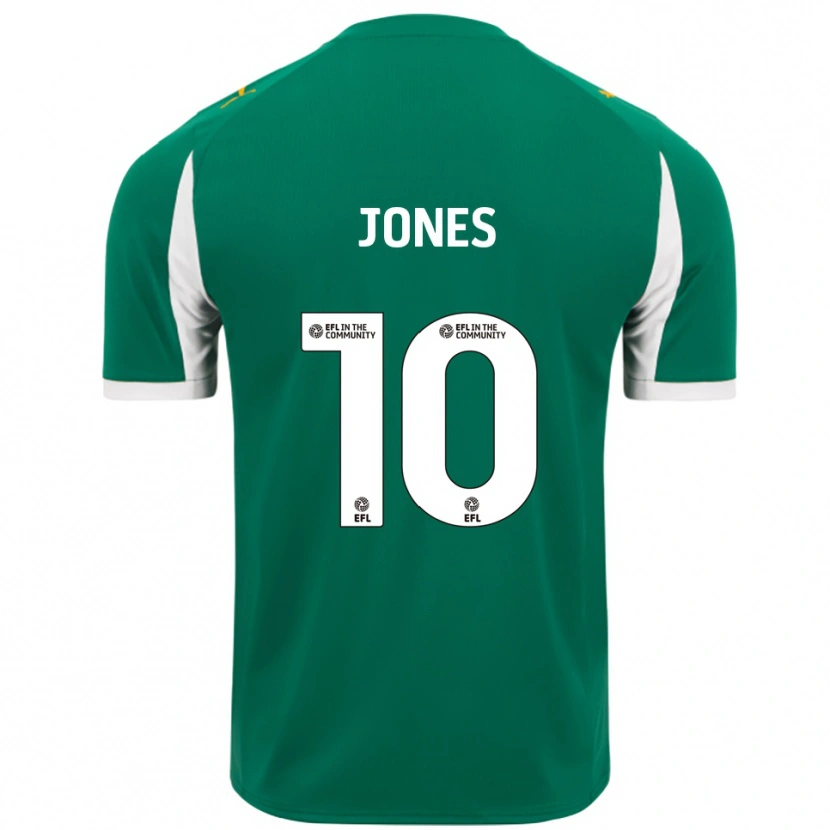 Danxen Herren Jodi Jones #10 Grün Weiß Auswärtstrikot Trikot 2025/26 T-Shirt
