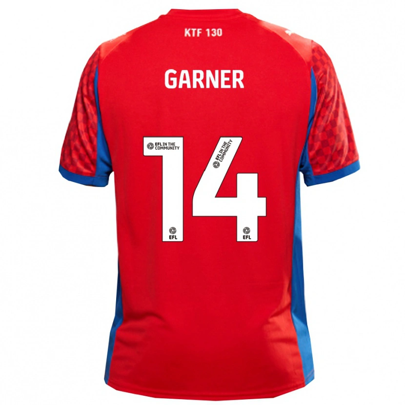 Danxen Herren Joe Garner #14 Rot Blau Auswärtstrikot Trikot 2025/26 T-Shirt