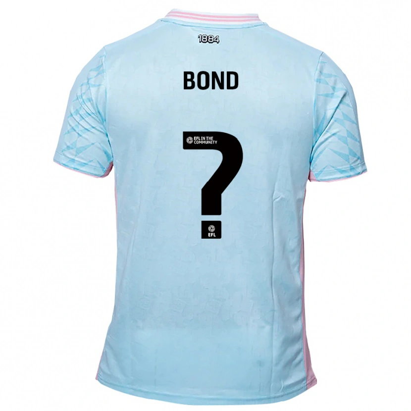 Danxen Herren Shaney Bond #0 Himmelblau Pink Auswärtstrikot Trikot 2025/26 T-Shirt