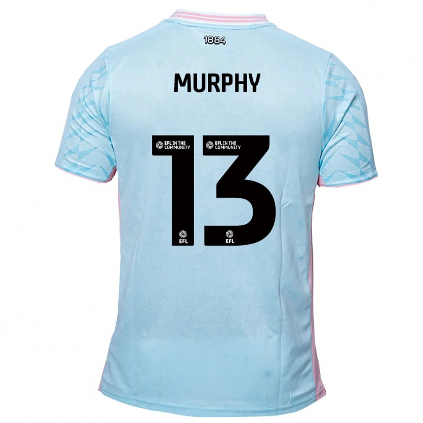Danxen Herren Joe Murphy #13 Himmelblau Pink Auswärtstrikot Trikot 2025/26 T-Shirt