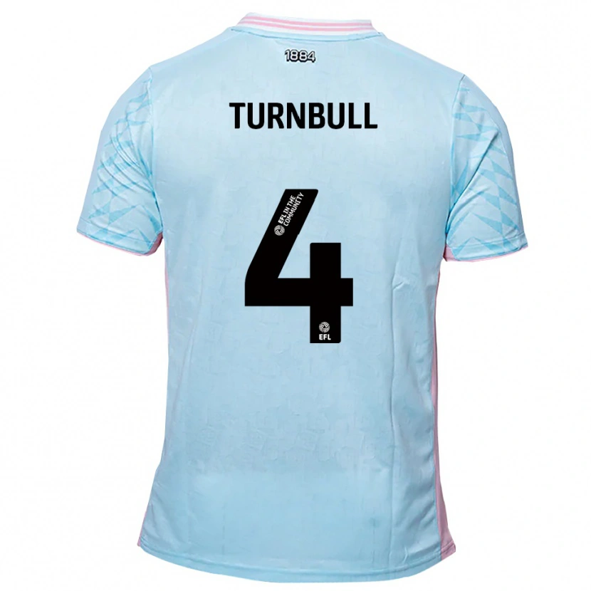 Danxen Herren Jordan Turnbull #4 Himmelblau Pink Auswärtstrikot Trikot 2025/26 T-Shirt