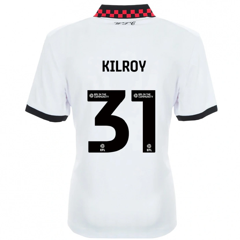 Danxen Herren Jenson Kilroy #31 Weiß Schwarz Auswärtstrikot Trikot 2025/26 T-Shirt