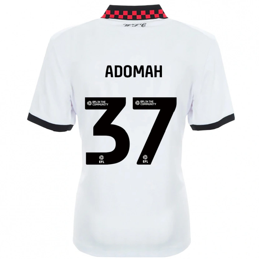 Danxen Herren Albert Adomah #37 Weiß Schwarz Auswärtstrikot Trikot 2025/26 T-Shirt