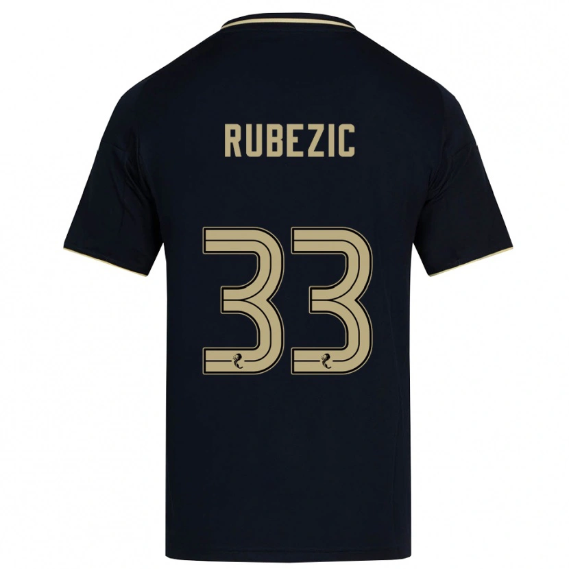 Danxen Herren Slobodan Rubezic #33 Marine Gold Auswärtstrikot Trikot 2025/26 T-Shirt
