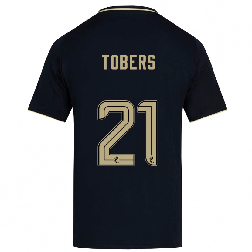 Danxen Herren Kristers Tobers #21 Marine Gold Auswärtstrikot Trikot 2025/26 T-Shirt