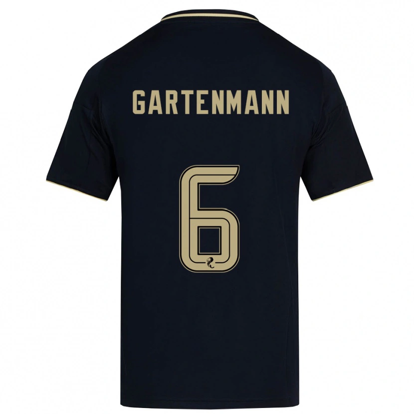 Danxen Herren Stefan Gartenmann #6 Marine Gold Auswärtstrikot Trikot 2025/26 T-Shirt
