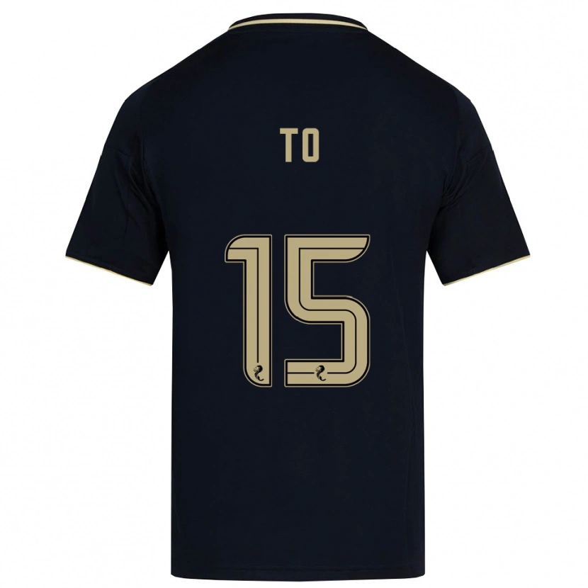 Danxen Herren Zack To #15 Marine Gold Auswärtstrikot Trikot 2025/26 T-Shirt
