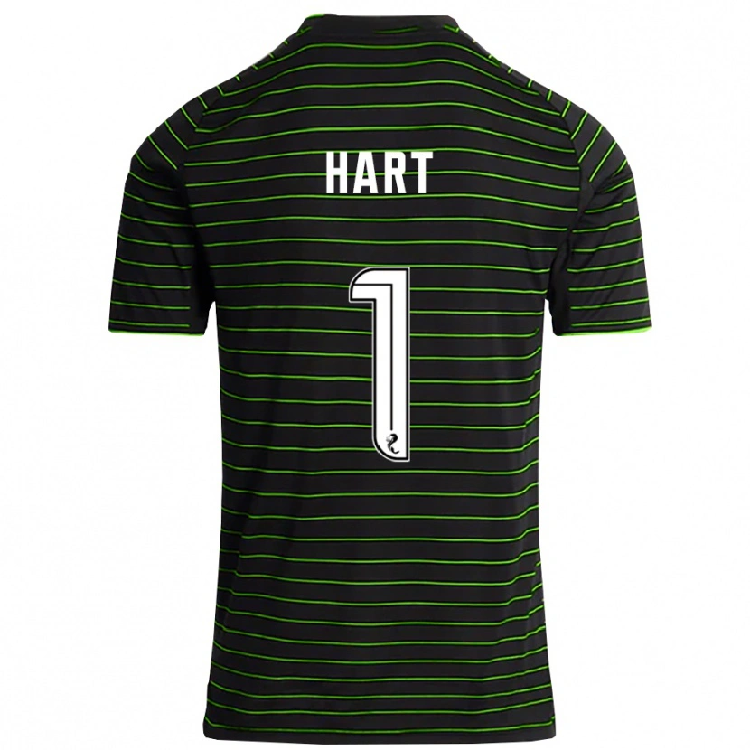 Danxen Herren Joe Hart #1 Schwarz Grün Auswärtstrikot Trikot 2025/26 T-Shirt