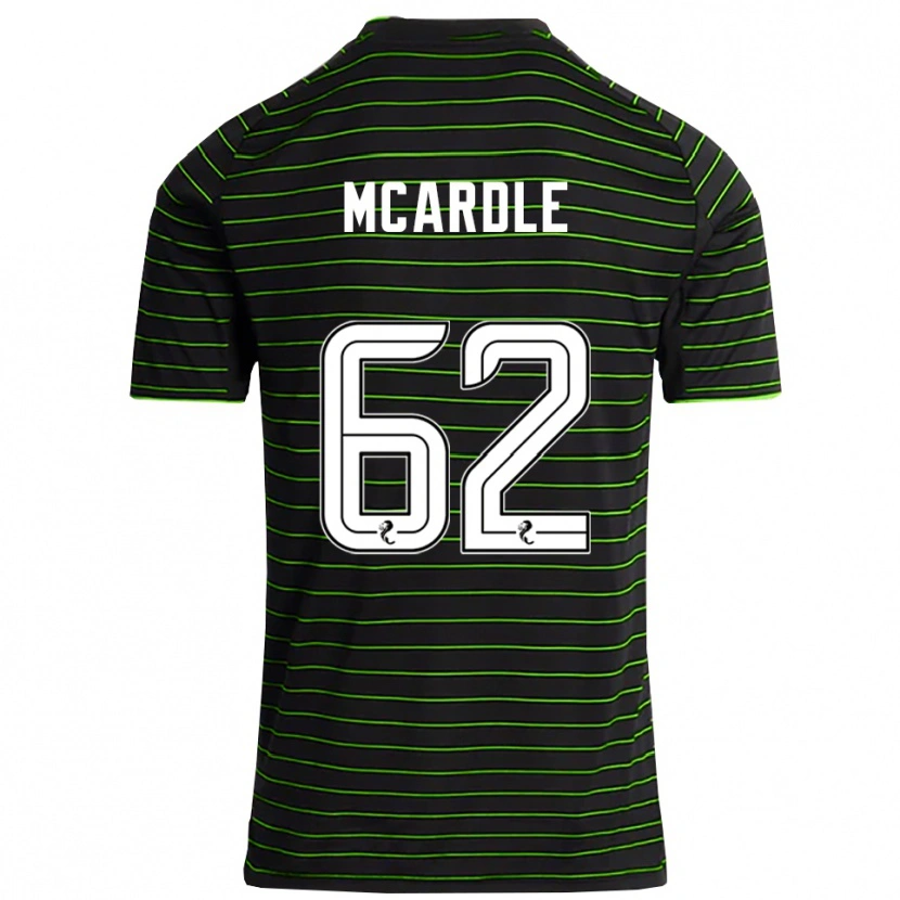 Danxen Herren Sean Mcardle #62 Schwarz Grün Auswärtstrikot Trikot 2025/26 T-Shirt