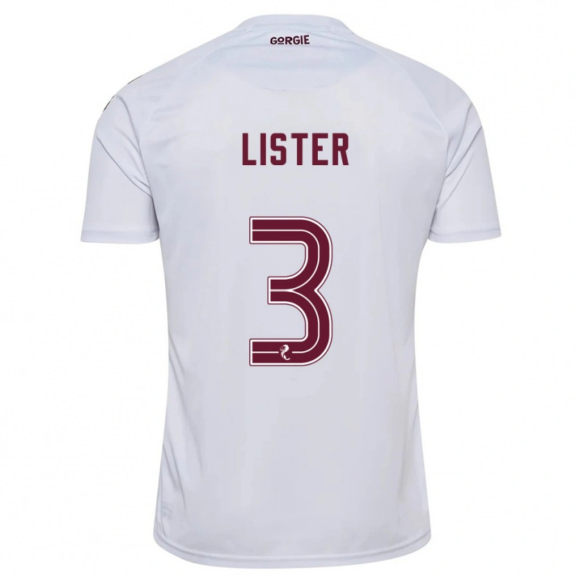 Danxen Herren Henry James #3 Weiß Burgunderrot Auswärtstrikot Trikot 2025/26 T-Shirt