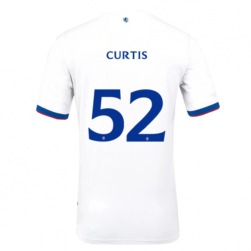 Danxen Herren Findlay Curtis #52 Weiß Rot Blau Auswärtstrikot Trikot 2025/26 T-Shirt