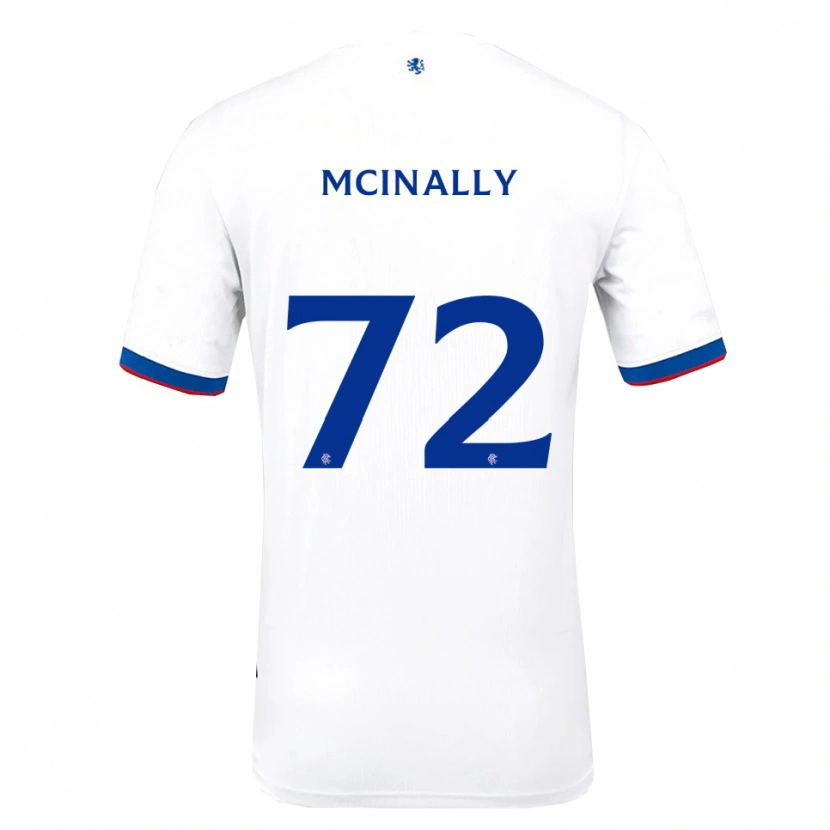 Danxen Herren Darren Mcinally #72 Weiß Rot Blau Auswärtstrikot Trikot 2025/26 T-Shirt