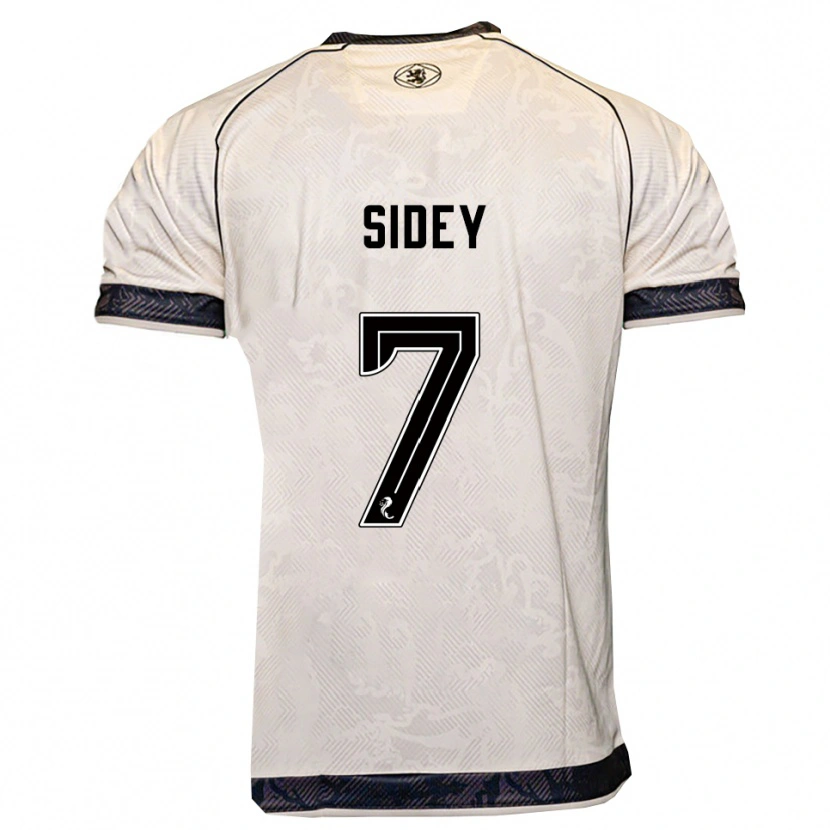 Danxen Herren Leah Sidey #7 Weiß Schwarz Auswärtstrikot Trikot 2025/26 T-Shirt
