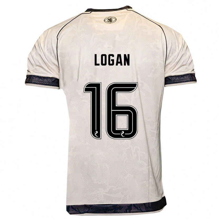 Danxen Herren Alex Logan #16 Weiß Schwarz Auswärtstrikot Trikot 2025/26 T-Shirt