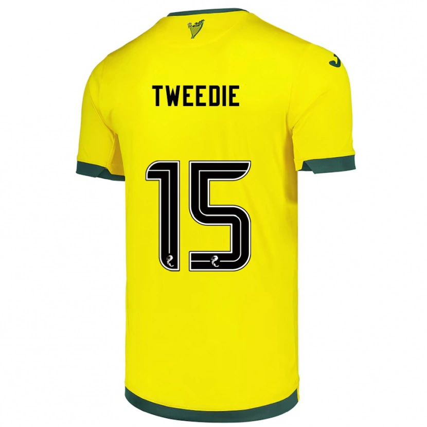 Danxen Herren Lia Tweedie #15 Gelb Grün Auswärtstrikot Trikot 2025/26 T-Shirt