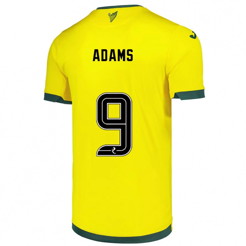 Danxen Herren Eilidh Adams #9 Gelb Grün Auswärtstrikot Trikot 2025/26 T-Shirt