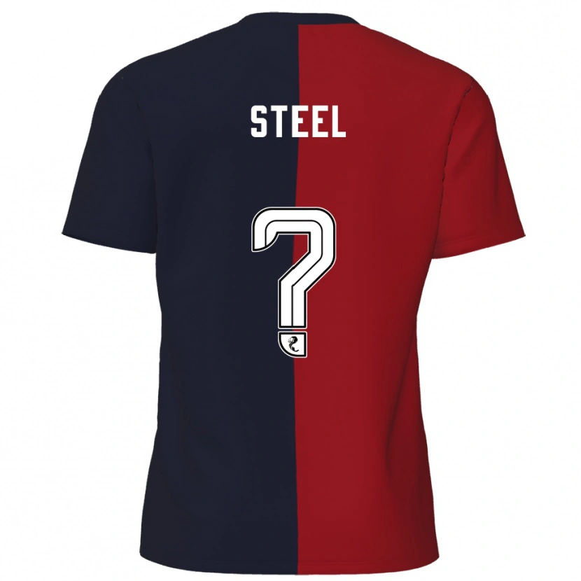 Danxen Herren Lauren Steel #0 Rot Marine Auswärtstrikot Trikot 2025/26 T-Shirt