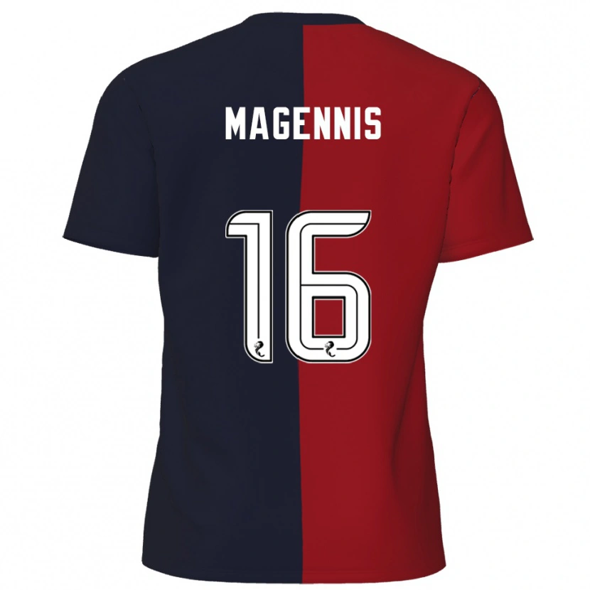 Danxen Herren Kyle Magennis #16 Rot Marine Auswärtstrikot Trikot 2025/26 T-Shirt