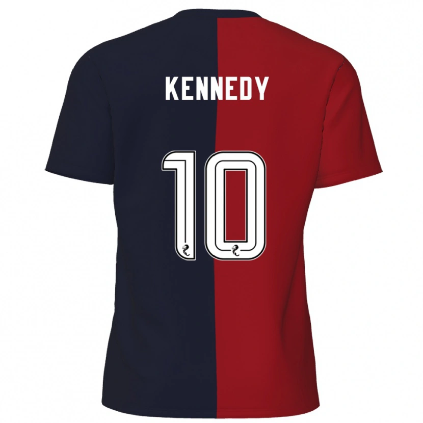 Danxen Herren Matty Kennedy #10 Rot Marine Auswärtstrikot Trikot 2025/26 T-Shirt