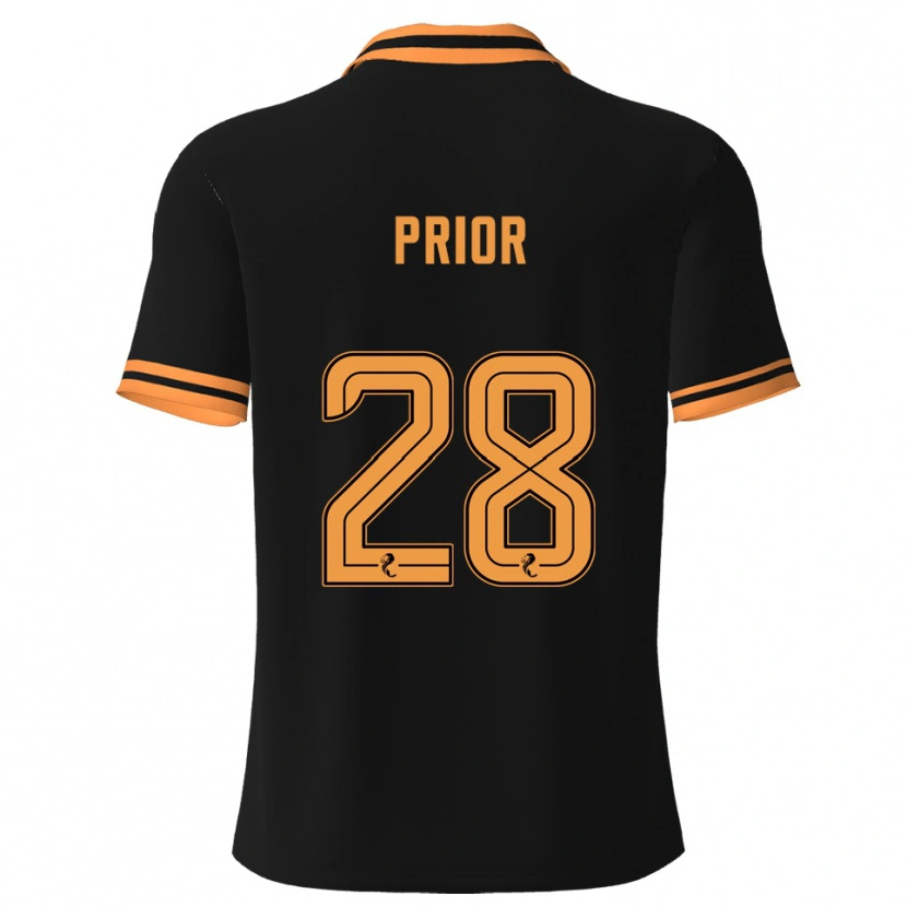 Danxen Herren Jérôme Prior #28 Schwarz Gelb Auswärtstrikot Trikot 2025/26 T-Shirt