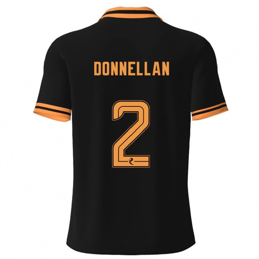 Danxen Herren Shaun Donnellan #2 Schwarz Gelb Auswärtstrikot Trikot 2025/26 T-Shirt