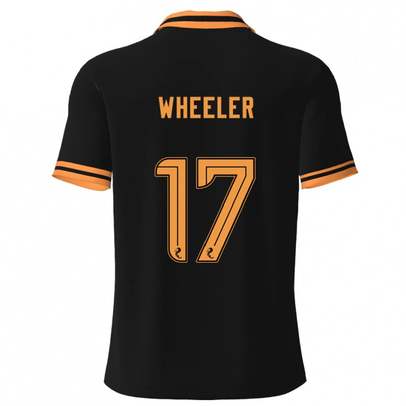 Danxen Herren Jessica Wheeler #17 Schwarz Gelb Auswärtstrikot Trikot 2025/26 T-Shirt