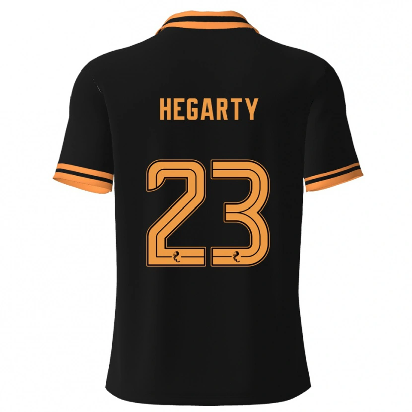Danxen Herren Nina Hegarty #23 Schwarz Gelb Auswärtstrikot Trikot 2025/26 T-Shirt