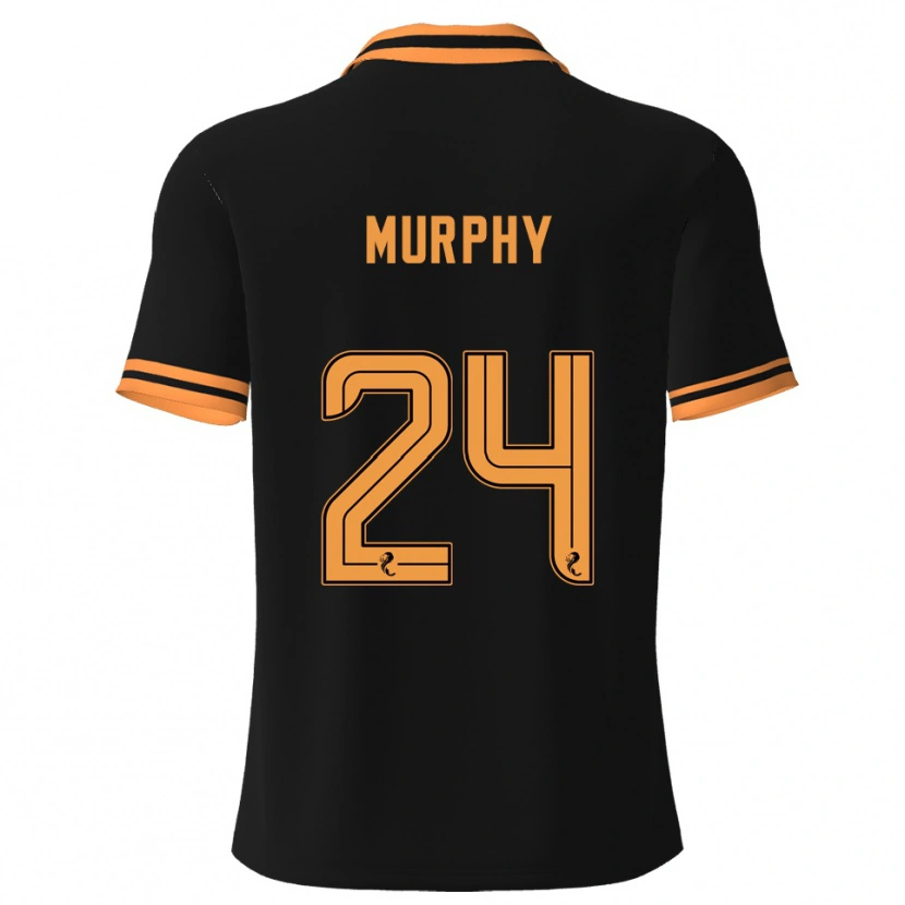 Danxen Herren Jessica Murphy #24 Schwarz Gelb Auswärtstrikot Trikot 2025/26 T-Shirt